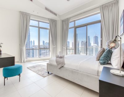 Элегантные двуспальные апартаменты с комнатой помощника в South Ridge 4 Downtown Dubai